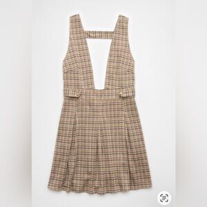 American Eagle It Knit Pinafore Mini Dress